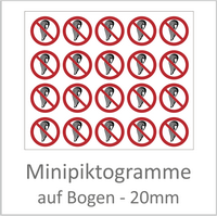 Minipiktogramme 20mm